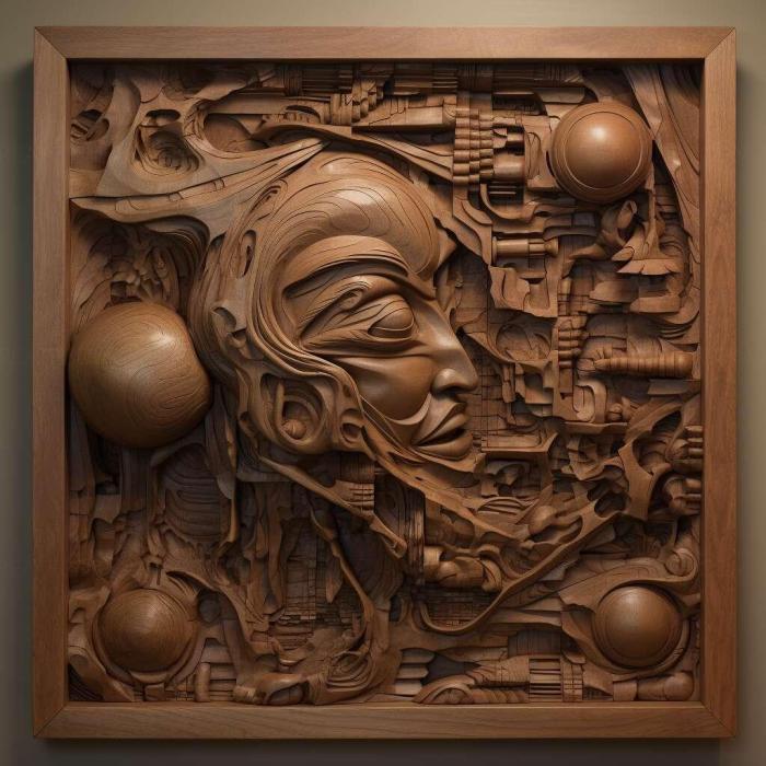 نموذج ثلاثي الأبعاد لآلة CNC 3D Art 